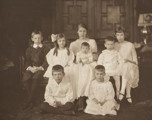 Mary Sailer at Right with Her Siblings