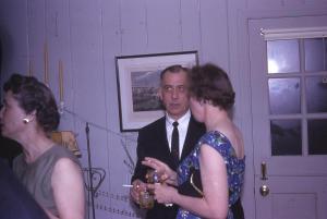 William Wilson White at Son Bill White's Wedding Party, 1962